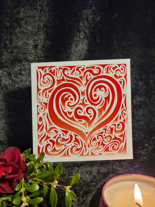 Love Heart (Red) Card