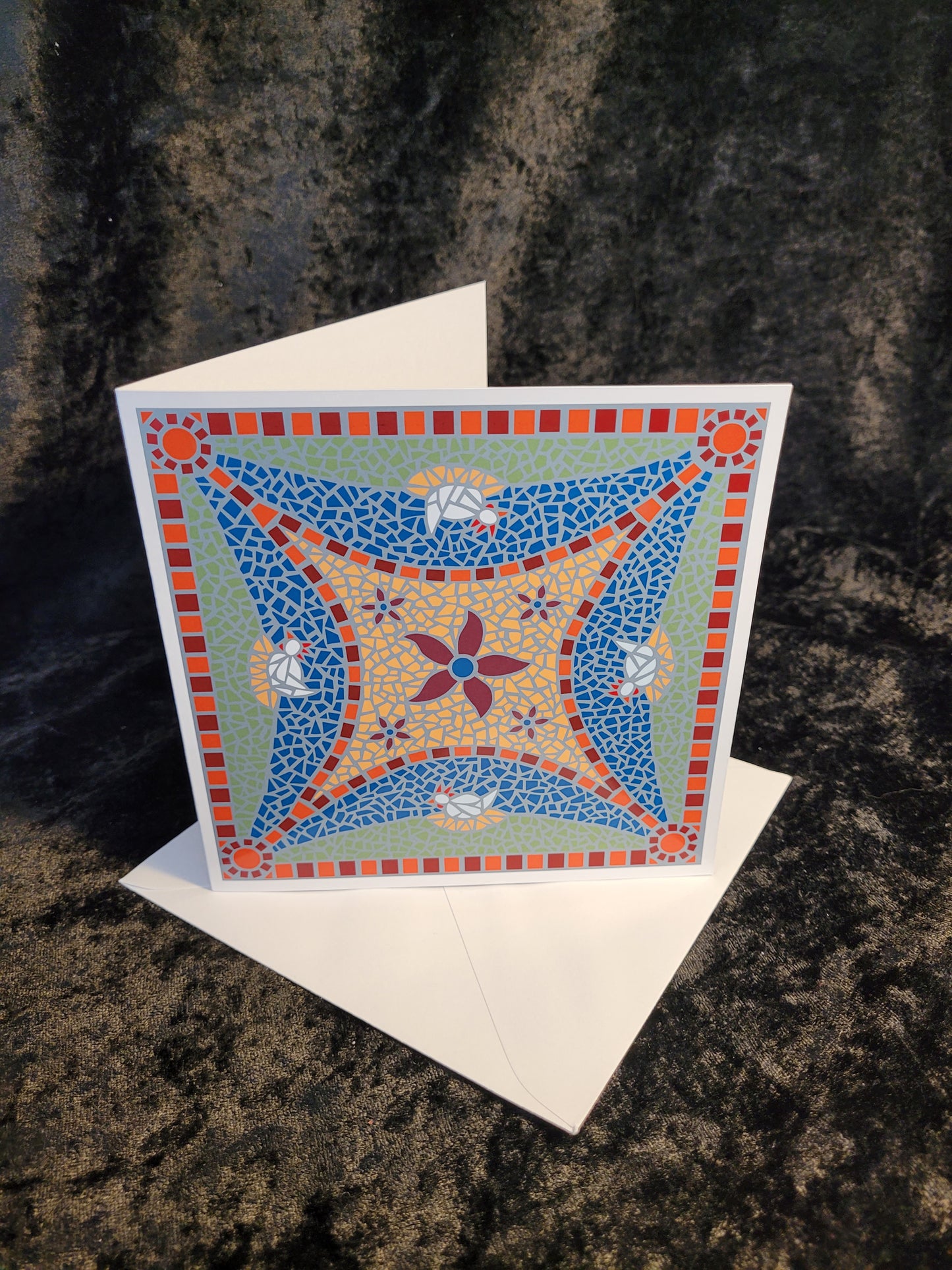 Mosaic Design Greeting Card