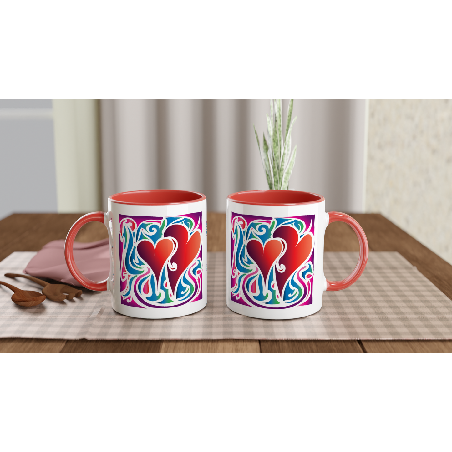 Two Hearts Mug