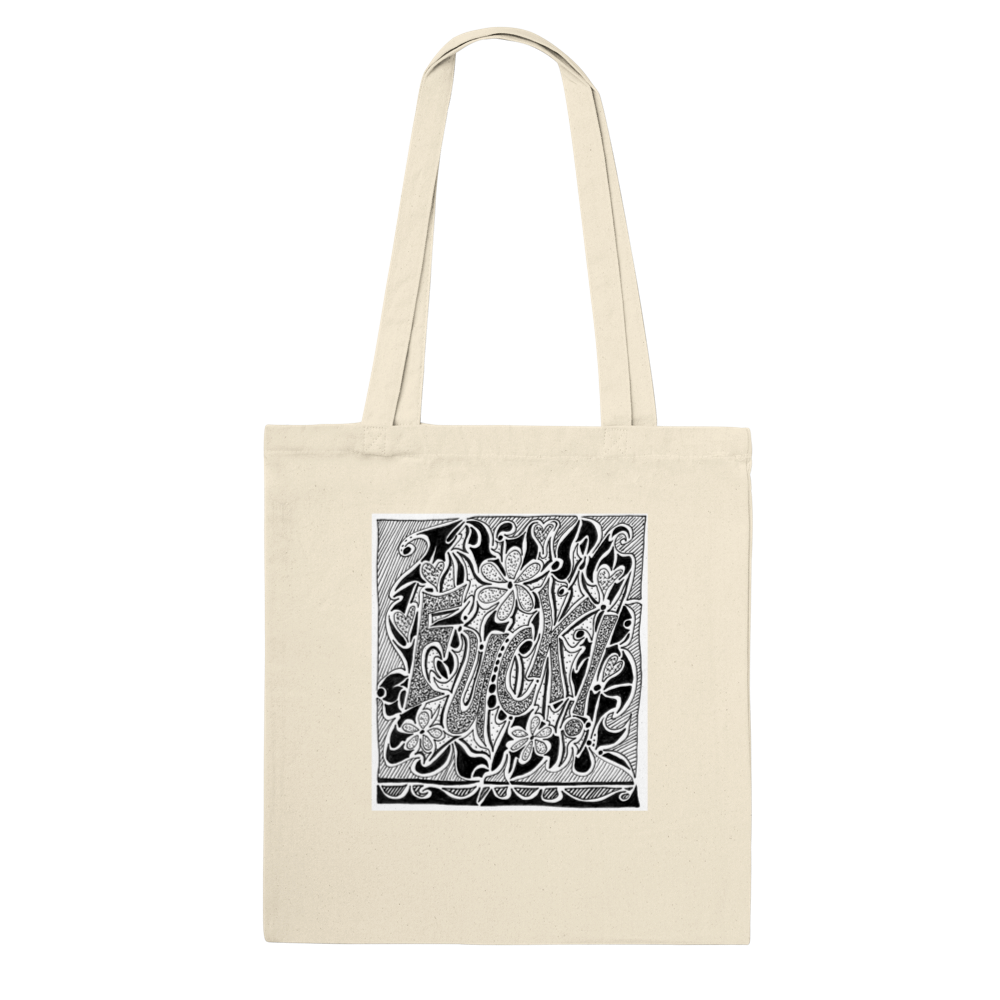 Tote Bag - hidden swear word