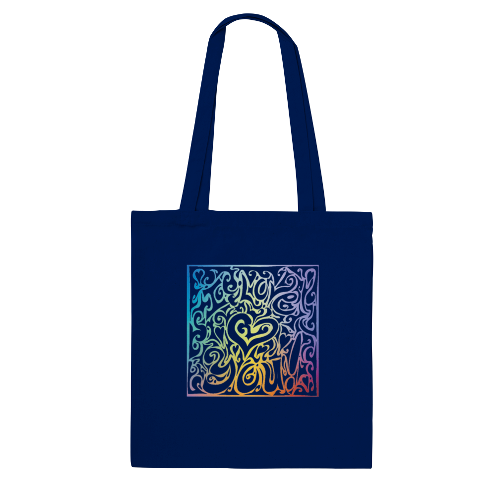 Tote Bag - I love you (colours)