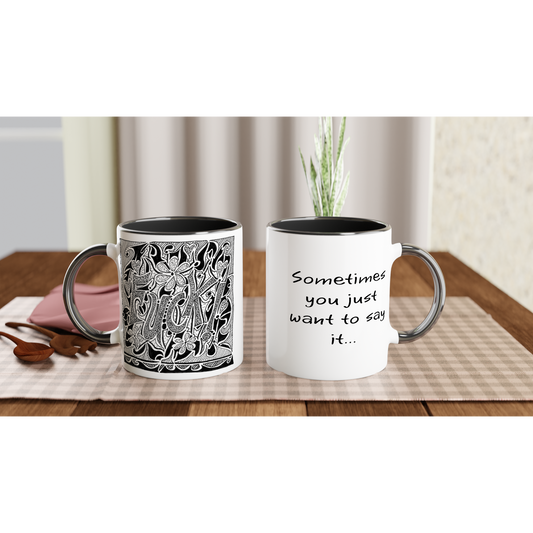 Hidden Swear word Mug