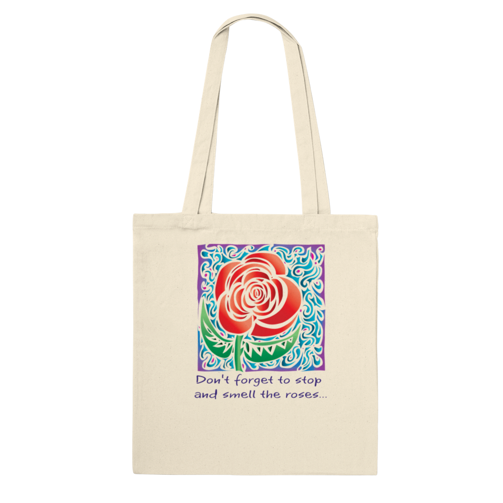 Tote Bag - Smell the roses