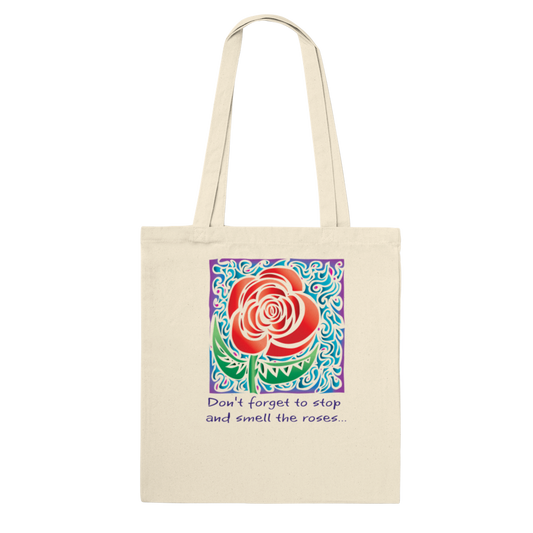 Tote Bag - Smell the roses